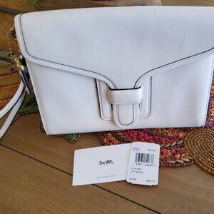 Like New Coach Courier Wristlet in Chalk 89331